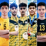پنج پسر طلایی‌پوش به اردوی انتخابی تیم ملی والیبال دانش آموزی دعوت شدند